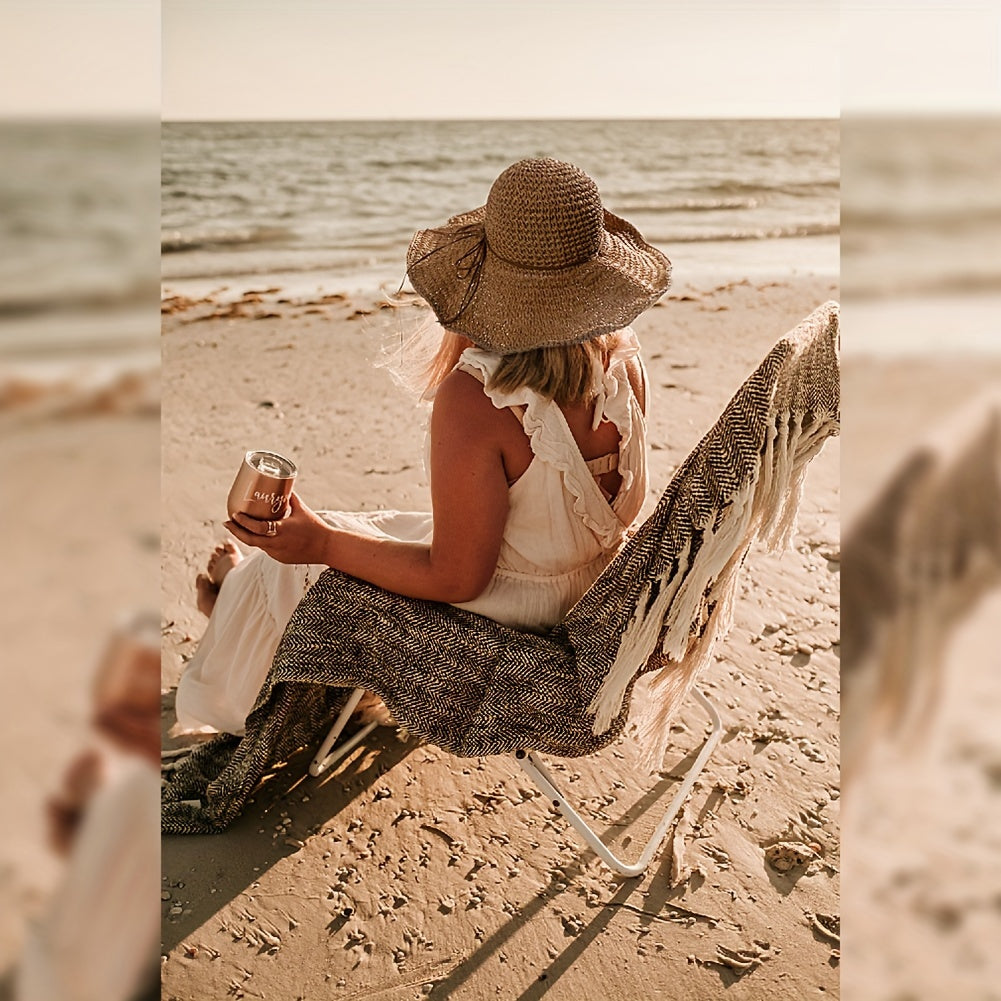 Gehaakte Boho Strohoed voor Zomerreizen – Elouan