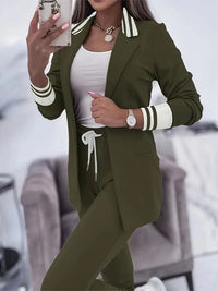 Casual Streetwear Gestreepte Set - Sophie
