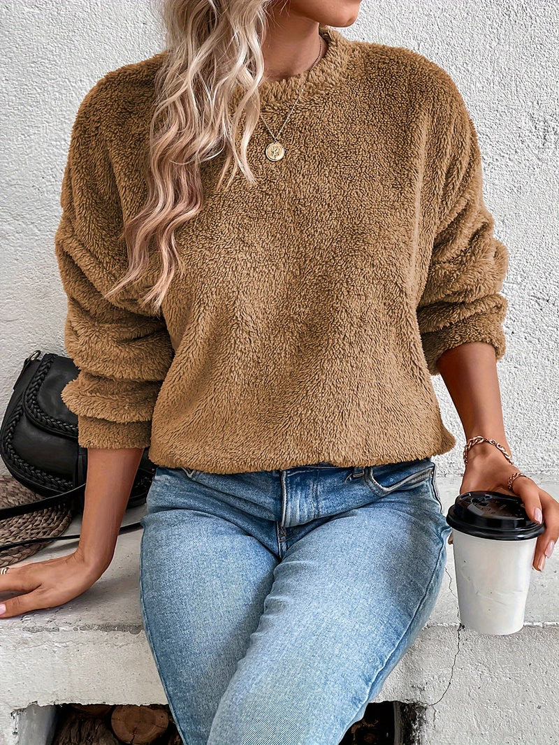 Comfortabele Teddy Pullover Sweatshirt - Livia