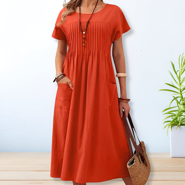 Luchtige & Comfortabele Zomerjurk met losse pasvorm - Tabea
