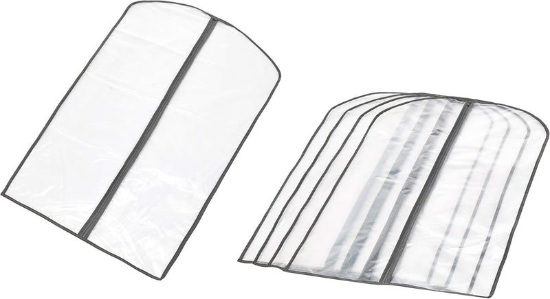 PEVA Kledingopberghoes Set – 5-Pack Stofhoezen met Rits (1 Kopen, 1 GRATIS)