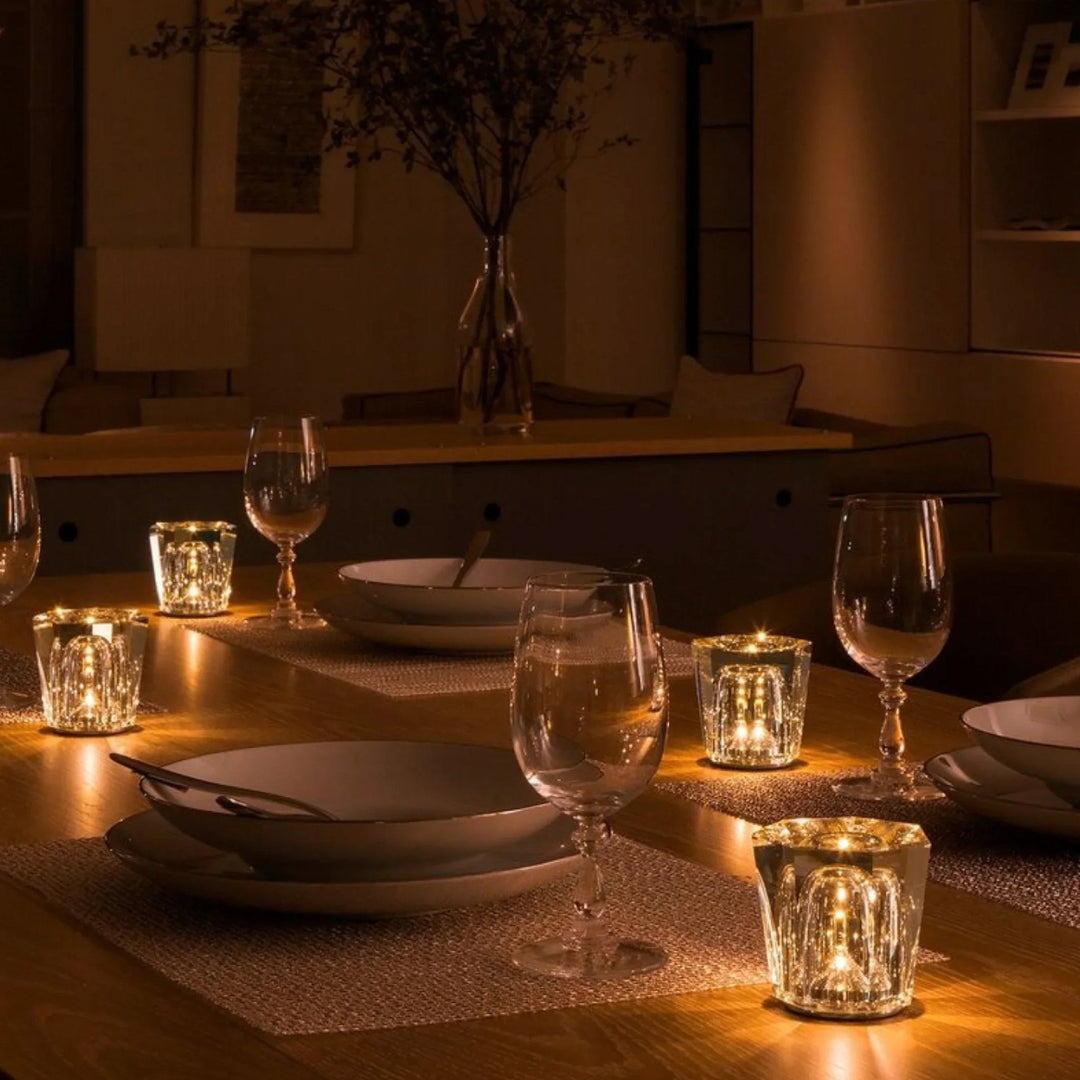 Luxe Oplaadbare Diamant Kristal Tafellamp - Lumière Diamant