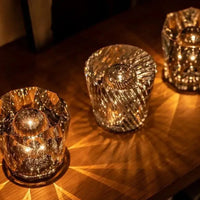 Luxe Oplaadbare Diamant Kristal Tafellamp - Lumière Diamant