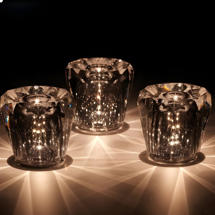 Luxe Oplaadbare Diamant Kristal Tafellamp - Lumière Diamant