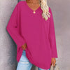 Longsleeve Damestrui met V-Hals - Lucinda