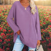 Longsleeve Damestrui met V-Hals - Lucinda