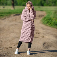 Gebreid warm en zacht vest - Emma