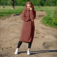 Gebreid warm en zacht vest - Emma
