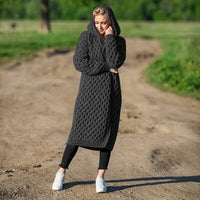Gebreid warm en zacht vest - Emma