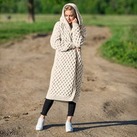 Gebreid warm en zacht vest - Emma