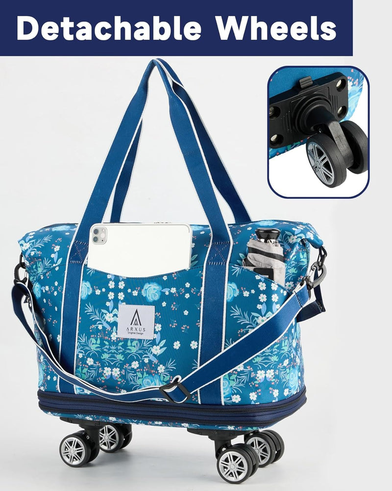Uitbreidbare Rollende Reistas met Draaiwielen – 25L tot 55L Reisbagage