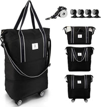 Uitbreidbare Rollende Reistas met Draaiwielen – 25L tot 55L Reisbagage