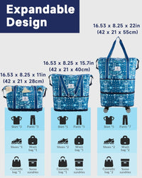 Uitbreidbare Rollende Reistas met Draaiwielen – 25L tot 55L Reisbagage