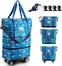 Uitbreidbare Rollende Reistas met Draaiwielen – 25L tot 55L Reisbagage