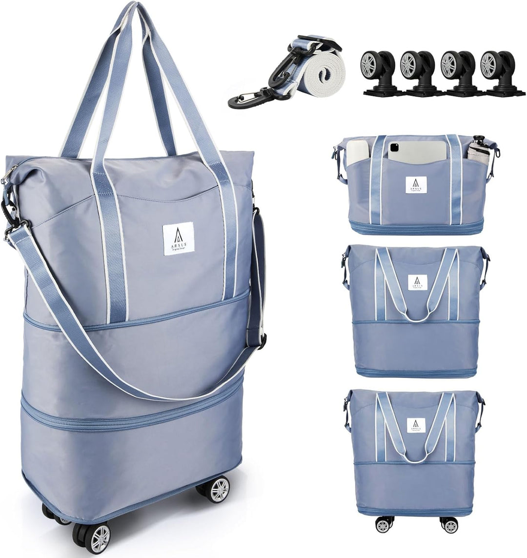 Uitbreidbare Rollende Reistas met Draaiwielen – 25L tot 55L Reisbagage