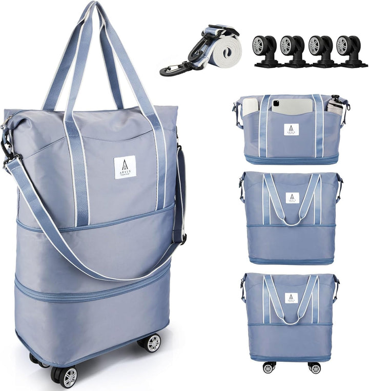 Uitbreidbare Rollende Reistas met Draaiwielen – 25L tot 55L Reisbagage