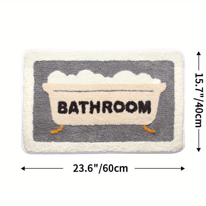 Superabsorberende Antislip Mat voor Badkamer en Toilet - Milo