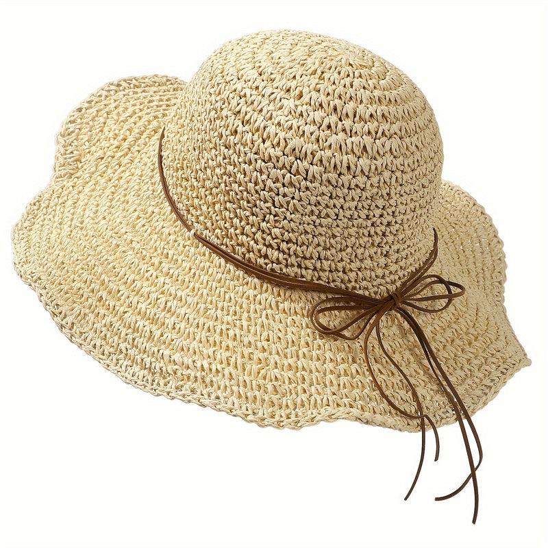 Gehaakte Boho Strohoed voor Zomerreizen – Elouan