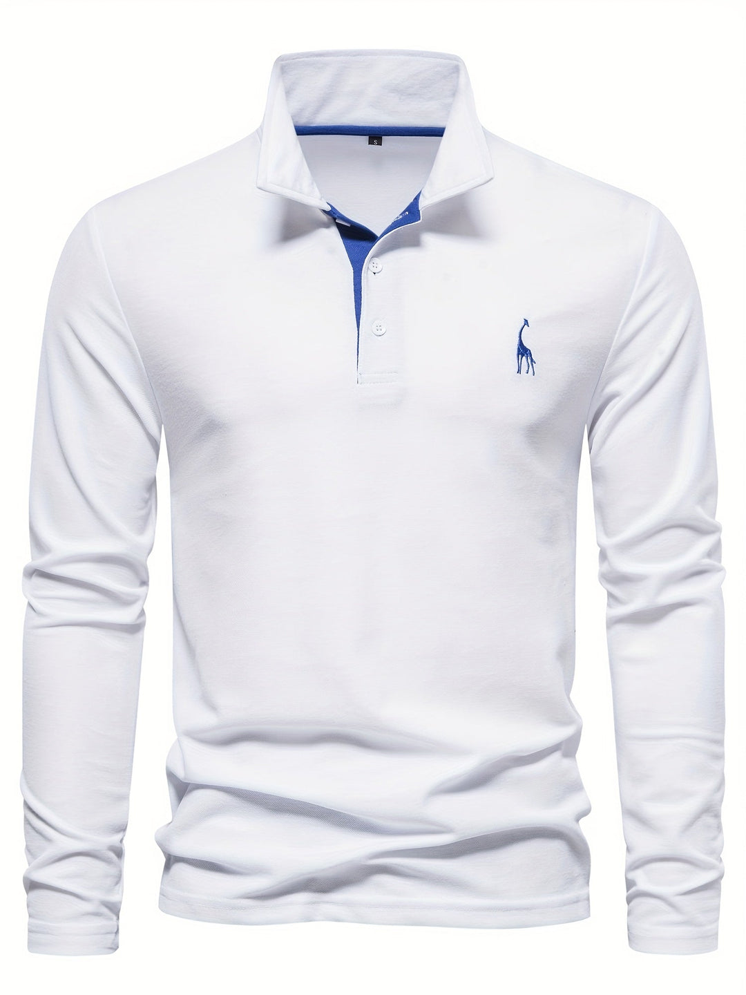 Comfortabele Heren Polo met Lange Mouwen