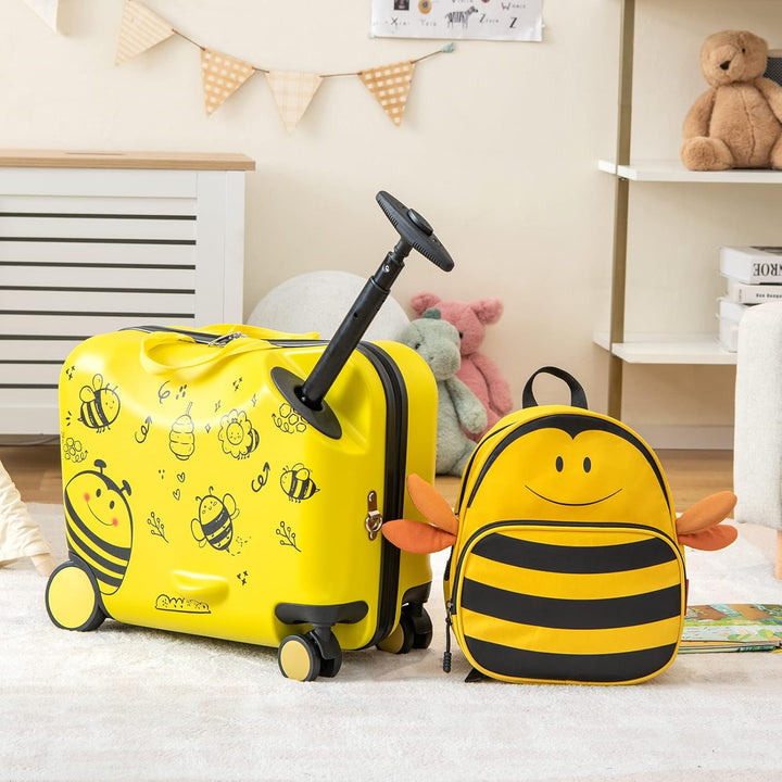 2-delige Rollende Kinder Bagageset met Rugzak