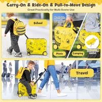 2-delige Rollende Kinder Bagageset met Rugzak