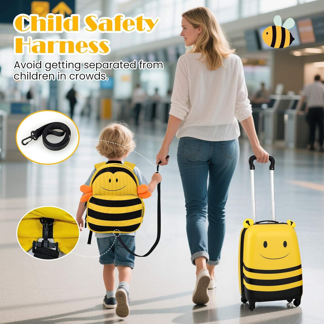 2-delige Rollende Kinder Bagageset met Rugzak