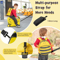 2-delige Rollende Kinder Bagageset met Rugzak