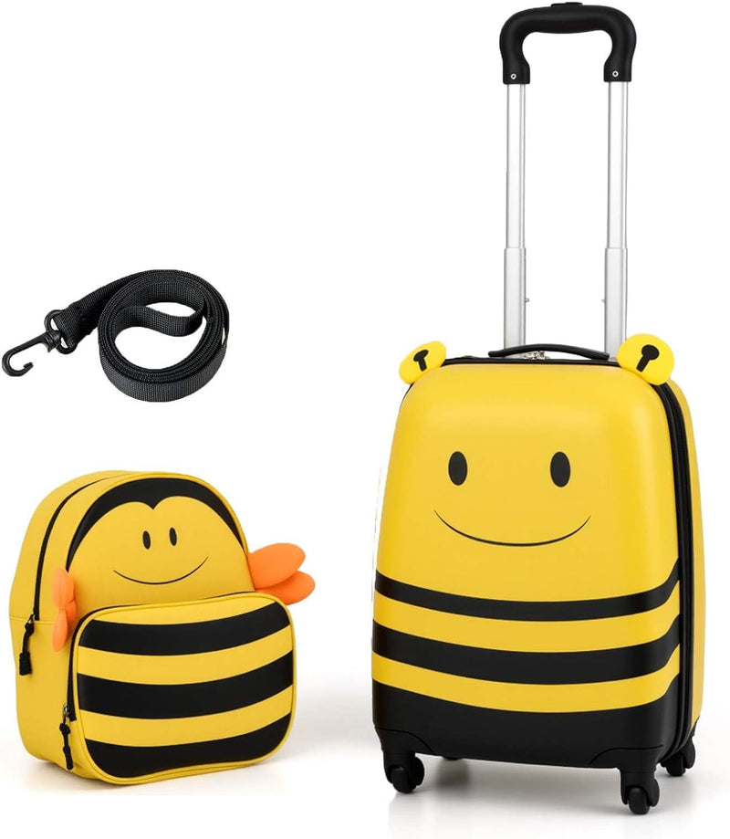 2-delige Rollende Kinder Bagageset met Rugzak