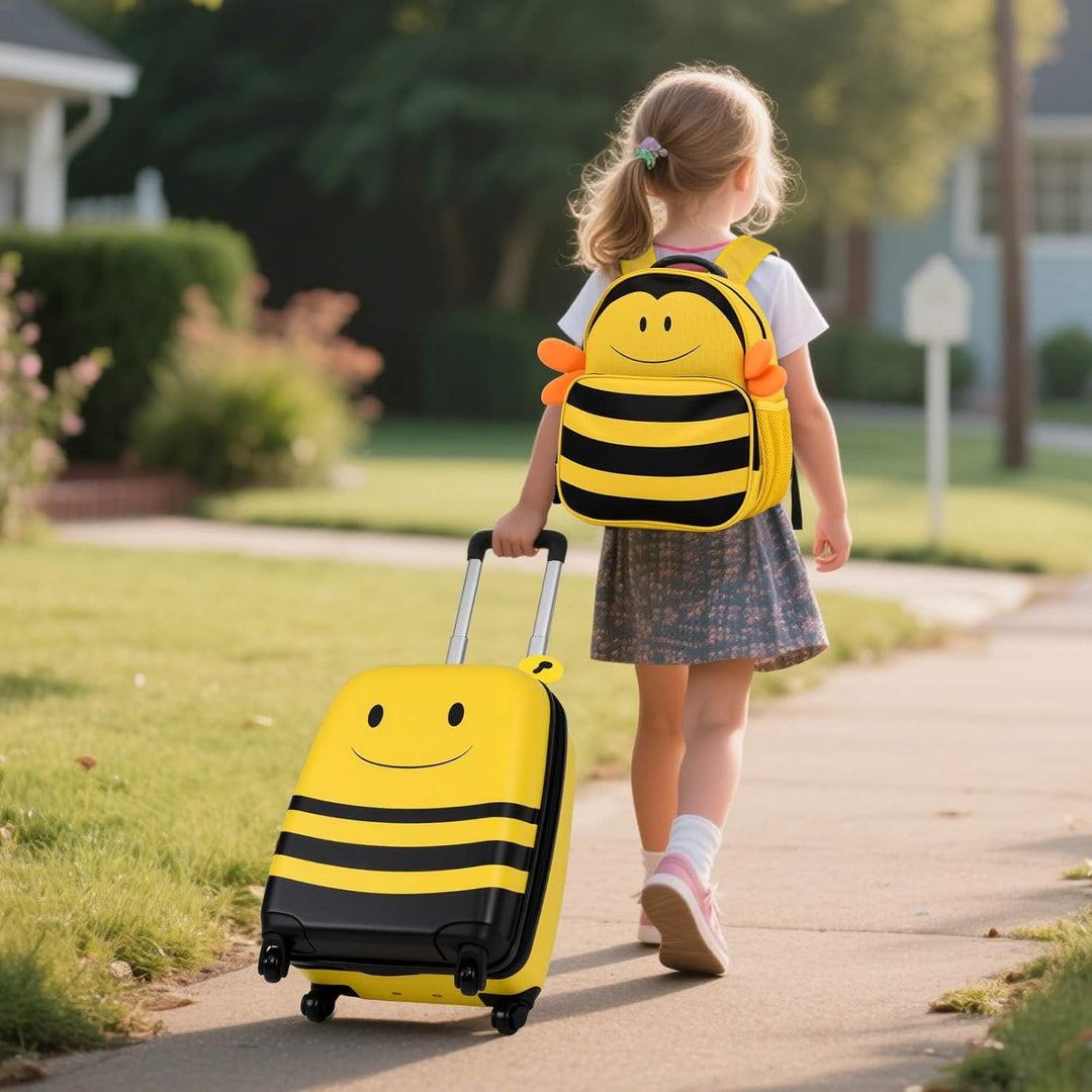 2-delige Rollende Kinder Bagageset met Rugzak