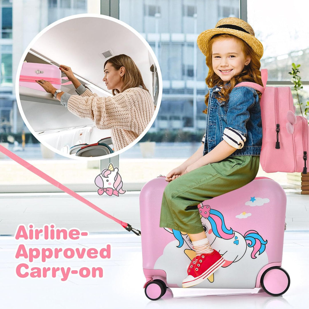 2-delige Rollende Kinder Bagageset met Rugzak