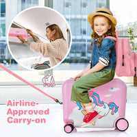 2-delige Rollende Kinder Bagageset met Rugzak