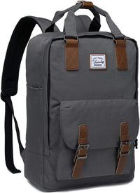 15.6” Waterdichte Vintage Laptop Rugzak met Opbergvakken – UrbanEase
