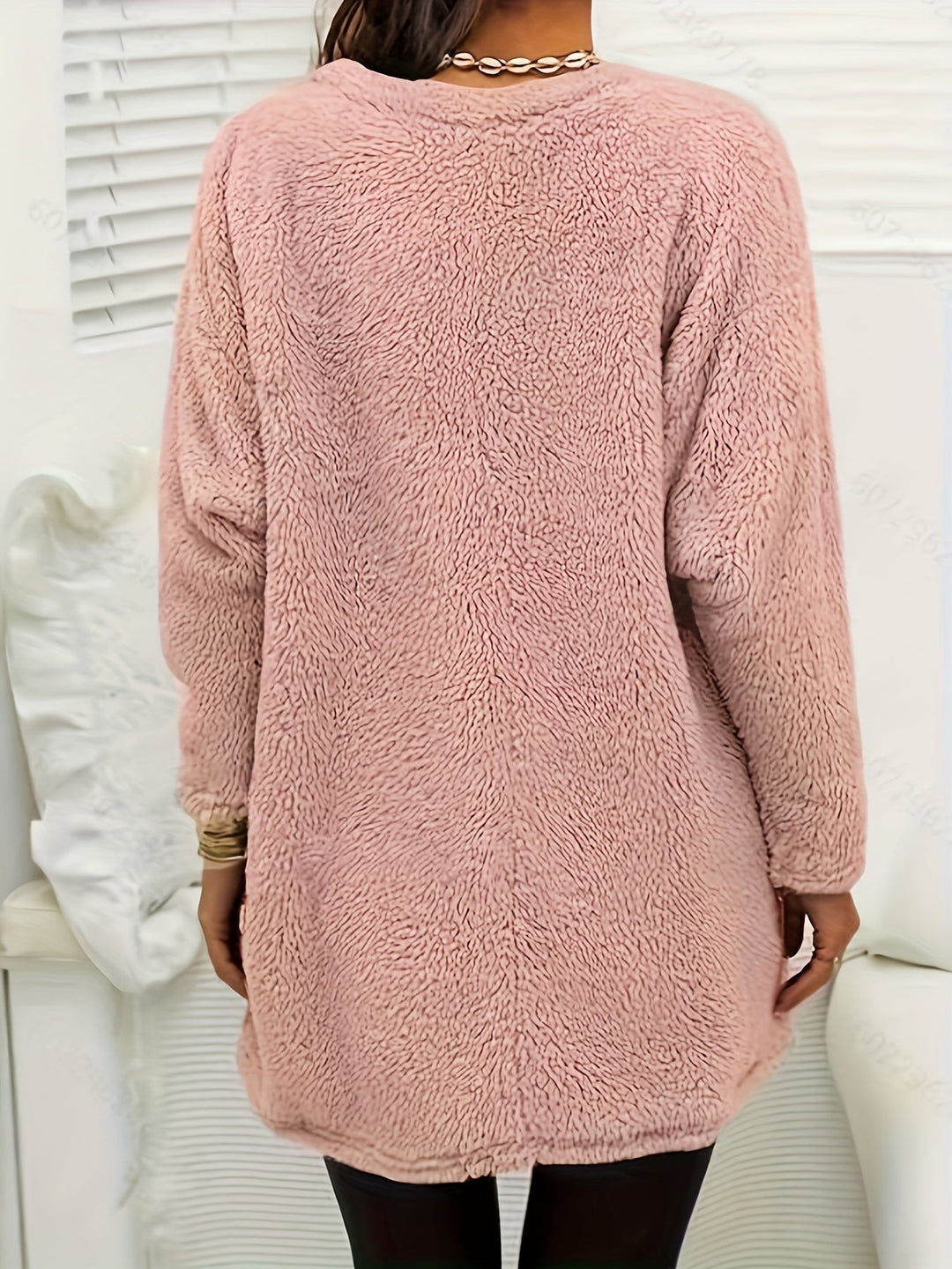 Comfortabel Fleece Sweatshirt met Print - Luna