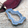 Natuurlijke Kristallen Geode Hanger - Gaia