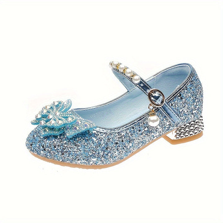 Glitterschoen Isla – Comfortabele Instapper met Pailletten & Parels voor Meisjes
