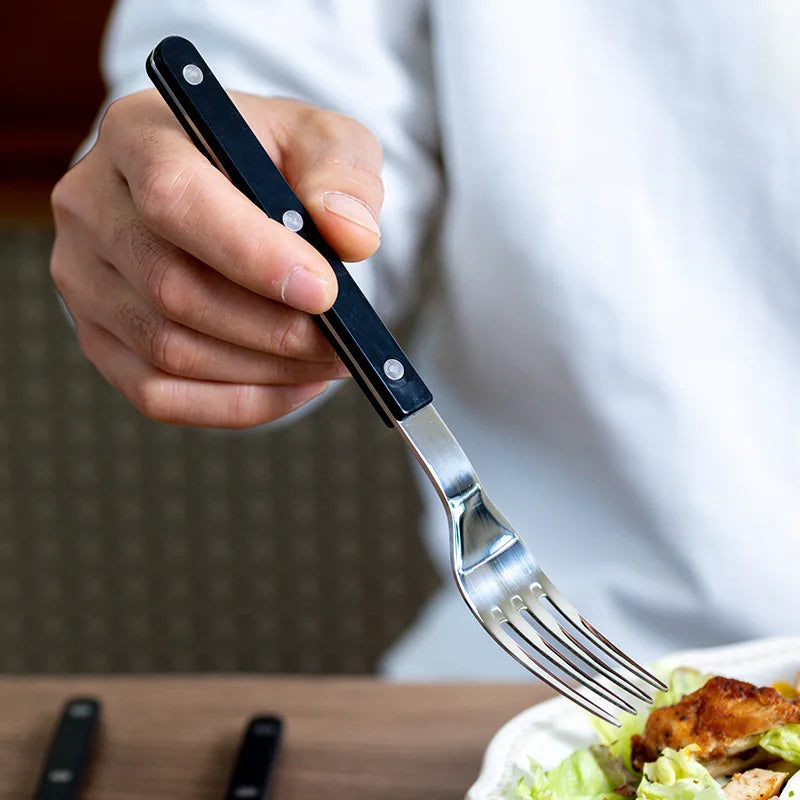 24-Delige Roestvrijstalen bestekset met Gegraveerd Design - BistroLine