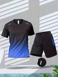Ademende sportset voor heren met T-shirt en shorts - PowerMove