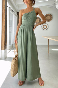 Mouwloze Dames Jumpsuit met Losse Pasvorm – Mireille