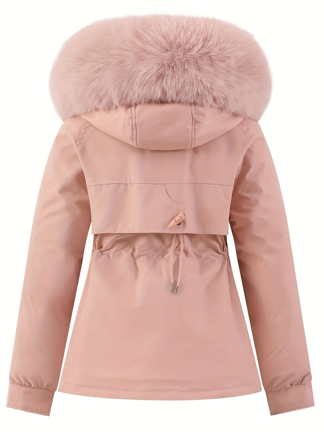 Dames Winterjas met Afneembare Bontcapuchon - Noëlle