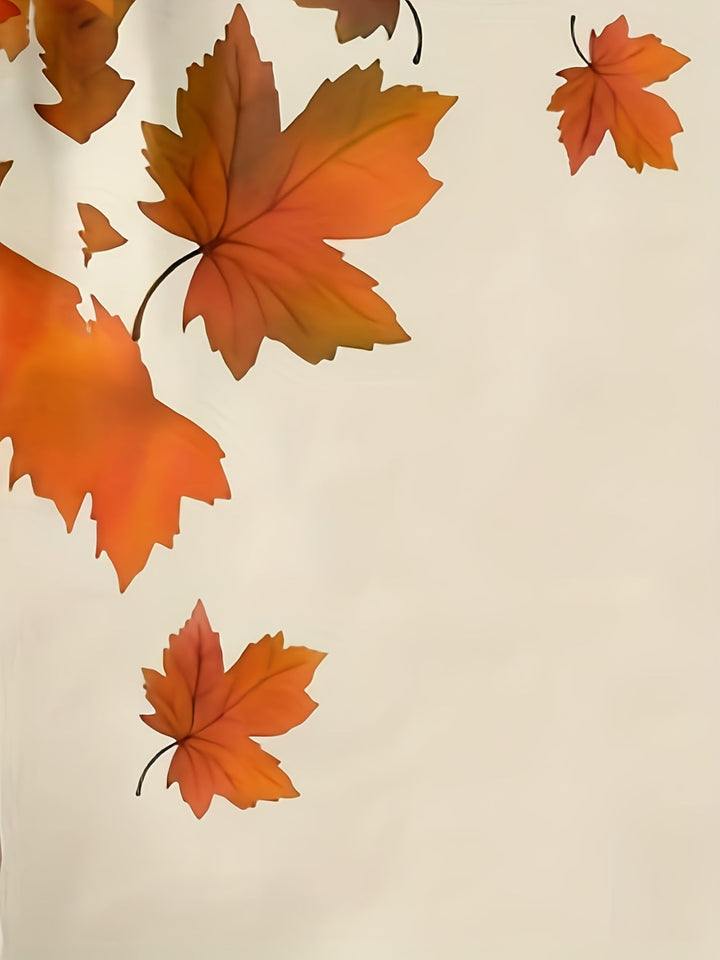 Dames T-shirt met Esdoornbladprint en Lange Mouwen - Elayna