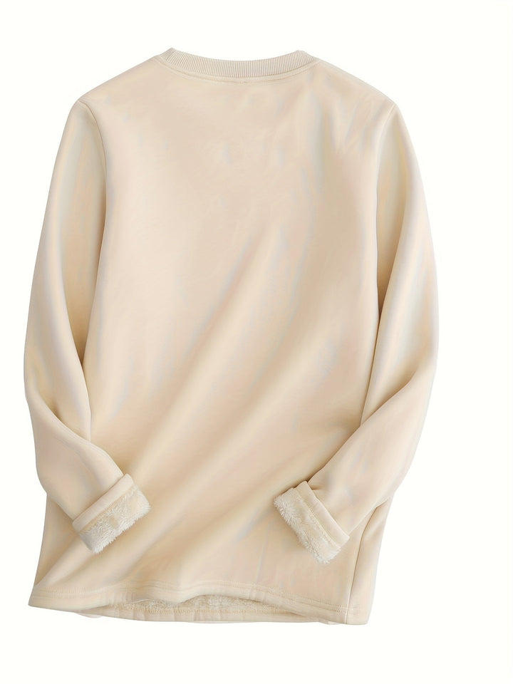Comfy Fleece Sweatshirt - Liona