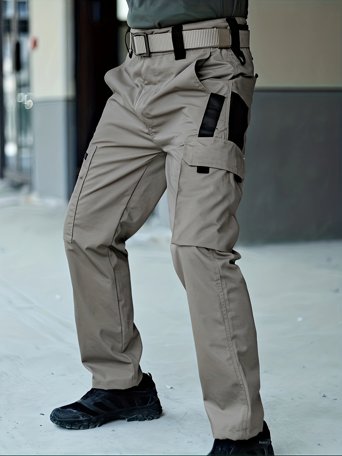 Trendy Effen Heren Cargo Broek - Lars