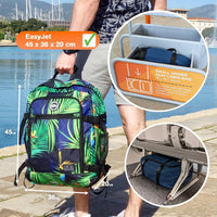 Mini Handbagage Rugzak 30L Onderzit Handbagage met Organiser Vak