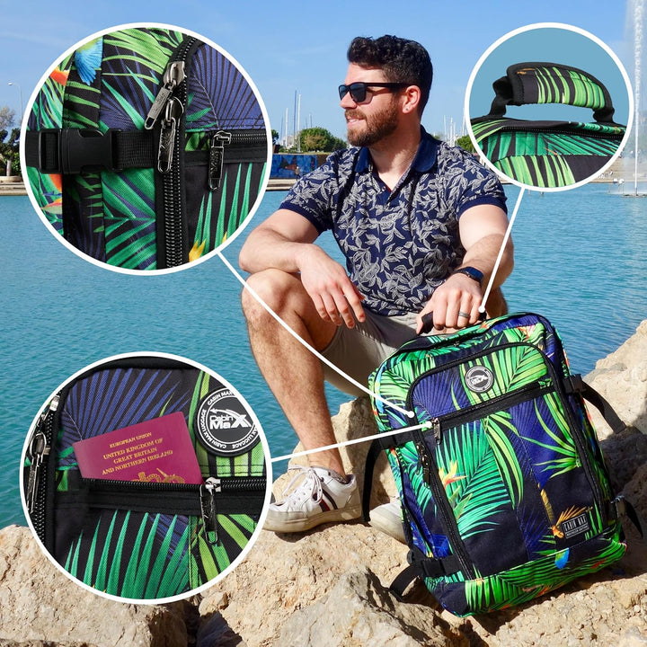 Mini Handbagage Rugzak 30L Onderzit Handbagage met Organiser Vak