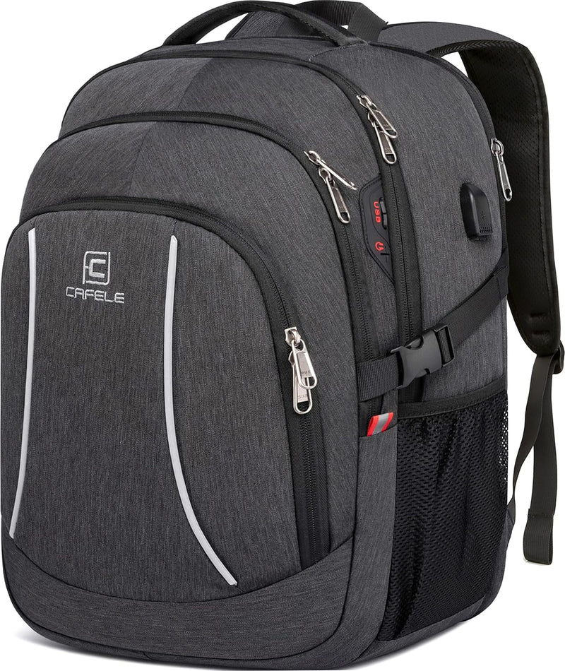Waterdichte Laptop Rugzak met USB Poort & Anti-Diefstal Ontwerp – TechPro (1+1 GRATIS Tijdelijke Actie)