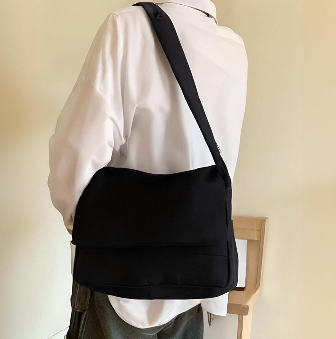 Dikke Canvas Schoudertas – Daven