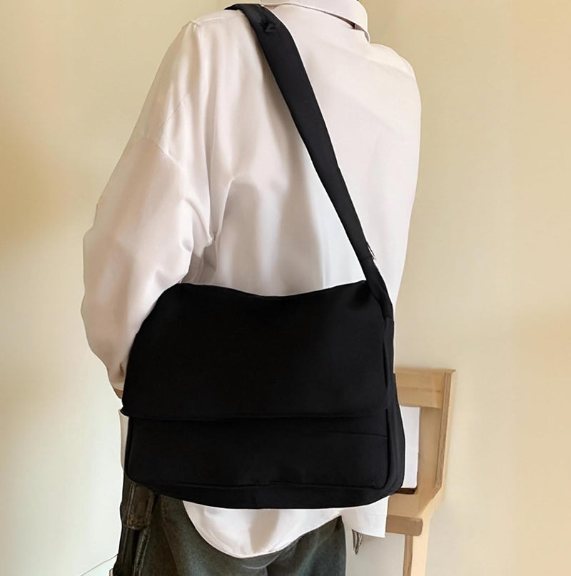 Dikke Canvas Schoudertas – Daven