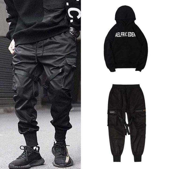 Multi-Pocket Heren Hip-Hop Cargobroek – Dante