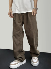 Casual Ribfluweel Herenbroek met Koordsluiting - Mason