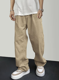 Casual Ribfluweel Herenbroek met Koordsluiting - Mason